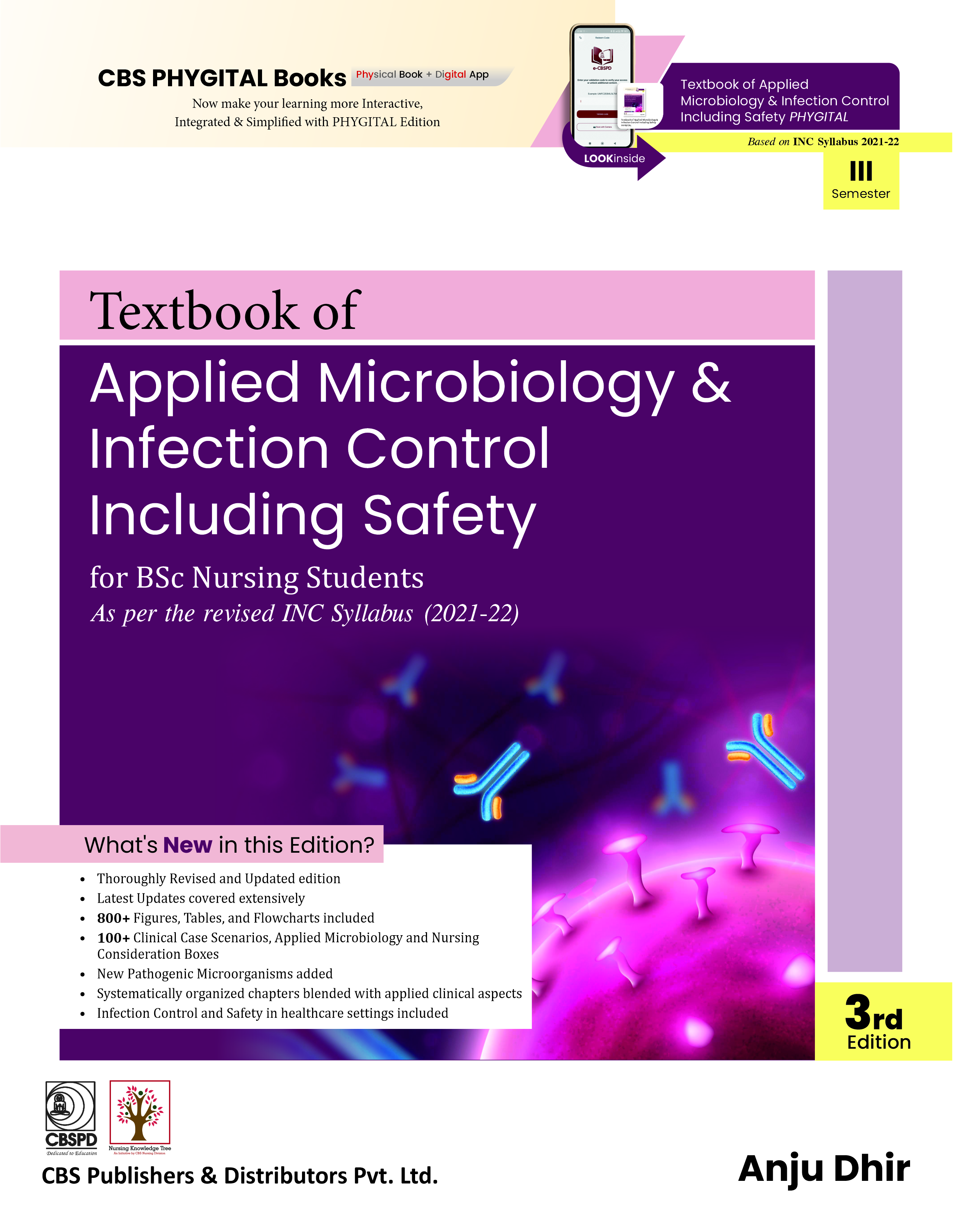 Textbook of Applied Microbiology for BSc nursing students 3rd